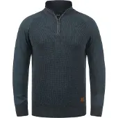 Blend Troyer "Troyer BHGrandolf", Herren, Gr. L, blau (navy), Obermaterial: 100% Baumwolle CO., Pullover Troyer