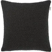 Schöner Wohnen Dekokissen "Bay", schwarz (schwarz, unifarben), B:43cm L:43cm, Obermaterial: 85% Polyester, 15% Polyacryl, SCHÖNER WOHNEN-KOLLEKTION, Dekokissen_Sitzkissen_Kissenhüllen, Dekokissen, mit Bouclé-Effekt