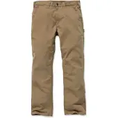 Carhartt Arbeitshose Washed Twill Dungaree Herren Brown-W32/L32