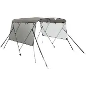 vidaXL 3-Bow Bimini-Top mit Mesh-Seitenteilen 183x(170-182)x137 cm