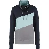 Oxmo Hoodie Damen Baumwolle blau, M 701264-0002-09920