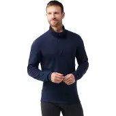 Smartwool - Classic Thermal Merino Base Layer 1/4 Zip Boxed - Merinounterwäsche Gr L blau
