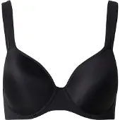 Dorina Bügel-BH "Rachel", Damen, Gr. 90, Cup D, schwarz, Obermaterial: 72% Polyamid, 28% Elasthan, unifarben, BHs Bügel-BH, mit Schale, nahtlos vorgeformte Cups, gepolsterte Träger