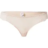 Triumph Slip "Amourette Hipster String", Damen, Gr. 40, beige, Microfaser, Obermaterial: 83% Polyamid, 17% Elasthan, Unterhosen Slip, Stretch-Spitze