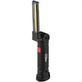 Neo Tools Wiederaufladbare Werkstattlampe 200 lm COB + Taschenlampe