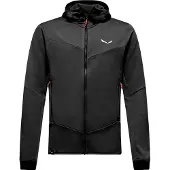 Salewa - Sella Crevasse Hooded Jacket - Fleecejacke Gr 54 schwarz