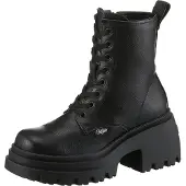 Buffalo BFL// BRAVR LACE UP Damenschuhe Schnürstiefel Schwarz Freizeit