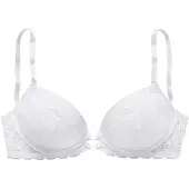 LASCANA Push-up-BH mit sexy Bänderoptik vorn, Dessous