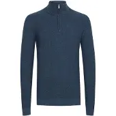 INDICODE JEANS Troyer "Stricktroyer IDJador", Herren, Gr. XXL, blau (navy), Obermaterial: 90% Baumwolle CO. 10% Polyamid PA., Pullover Troyer