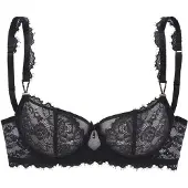 LASCANA Balconette-BH in Schwarz - 85D