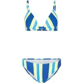 O'Neill Alia - Cruz Triangle Bikini Set blue towel stripe (35102) 36
