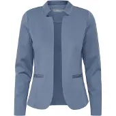Fransa Blusenblazer "Damen Blazer FRCEDILAN", Damen, Gr. S, blau (infinity), Obermaterial: 74% Polyester PES. 22% Viskose CV. 4% Elasthan EL., Blazer Blusenblazer