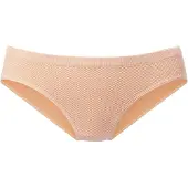 LASCANA Slip , Damen, Gr. 40/42, braun (toffee), Jersey, Obermaterial: 58% Baumwolle, 39% Polyamid, 3% Elasthan, figurbetont, Unterhosen Slip, aus angenehm weicher Baumwolle, Topseller
