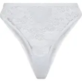 LASCANA String , Damen, Gr. 32/34, 1 Stk., beige (creme), Spitze, Obermaterial: 90% Polyamid, 10% Elasthan, figurbetont, Unterhosen String, aus floraler Sptize