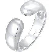 Elli Silberring "Ring Bandring Urban Style 925 Silber" Gr. 54, silber, Fingerringe, Damen, 54, Silber 925 (Sterlingsilber), Silberring