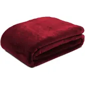 Gozze Wohndecke GÖZZE "Merino, kuschelig und weich", rot (karminrot), B:150cm L:200cm, Polyester, Wohndecken, Wohndecke, kuschelig weich