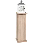 FMD Container "Essex", beige (eiche nb), B:30cm H:88,5cm T:30cm, Holzwerkstoff, Schränke, Container, Standregal/Blumensäule, Stauraum in zwei Höhen, Breite 30 cm