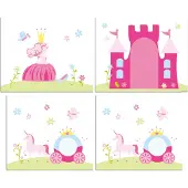 Vipack Spielvorhang Prinzessin Motiv für Pino Mittelschläferbett