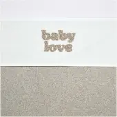 Meyco Baby Love Kinderbettlaken - 100 x 150 cm - Sand Melange