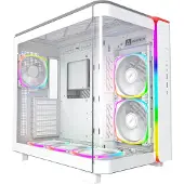 Montech King 95 PRO, Midi Tower, PC, Weiß, ATX, micro ATX, Mini-ITX, Gehärtetes Glas, SPCC, Gaming