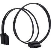 Silverstone CP11, 0,3 m, SATA III, Männlich/Männlich, Schwarz