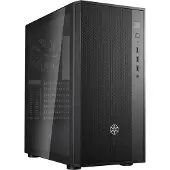 Silverstone FARA R1, Midi Tower, PC, Schwarz, ATX, micro ATX, Mini-ATX, Gehärtetes Glas, Kunststoff, Stahl, 16,1 cm
