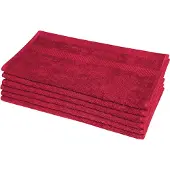 Dyckhoff Gästehandtuch "Planet", rot, B:30cm L:50cm, Walkfrottier, Obermaterial: 100% Baumwolle, Handtücher, Gästehandtuch