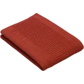 Vossen Badetuch "Senses", rot (raw sugar), B:67cm L:140cm, Waffelpiqué, Baumwolle, Handtücher, Badetuch, leichte Waffelstruktur