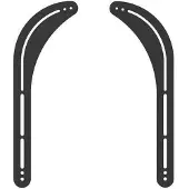 VivoLink VLMSB3270, TV-Halterung, 15 kg, Schwarz, 20 mm, 170 mm, 475 mm