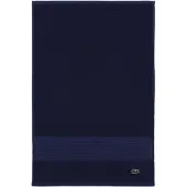Lacoste Gästehandtuch "LLECROCO", blau (marine), B:40cm L:60cm, Frottier, Obermaterial: 100% Baumwolle, Handtücher, Gästehandtuch, mit Label-Applikationen