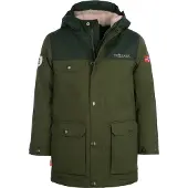 TROLLKIDS 354-322 Kinder-Regenjacke in Grün für Alltag