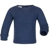 Engel - Kid's Baby Pullover - Merinoshirt Gr 98/104 blau