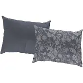 Adam Audio Dekokissen ADAM "Flower Cuveé Light", blau (indigo, geblümt), B:60cm L:40cm, Baumwolle, Dekokissen_Sitzkissen_Kissenhüllen, Dekokissen, mit Blumenmuster, Wendekissenhülle ohne Füllung, 1 Stück