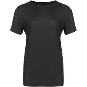 Athlecia Lizzy W Slub Short Sleeve Tee black melange (1111) 34
