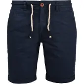 Blend Shorts "Shorts BHLias", Herren, Gr. M, N-Gr, blau (navy), Obermaterial: 55% Leinen LI. 45% Baumwolle CO., Hosen Shorts