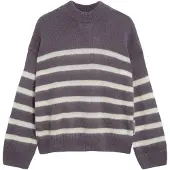 Armedangels - Women's Gwyneiraa Stripes - Wollpullover Gr XS grau/lila