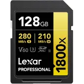 Lexar LSD1800128G-BNNNG, 128 GB, SDXC, Klasse 10, UHS-II, 270 MB/s, 180 MB/s