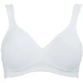 Anita Soft-BH "Soft BH Twin", Damen, Gr. 100, Cup F, weiß, Obermaterial: 70% Polyamid PA. 30% Elasthan EL., BHs Soft-BH