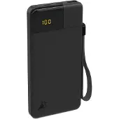 Aqiila Powerbird B10, 10000 mAh, Lithium Polymer (LiPo), Adaptive Fast Charging, Hisilicon FCP, Power Delivery 3.0, Quick Charge 3.0, Super Fast Charging, 3,7 V, 20 W, Schwarz