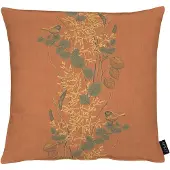 Apelt Dekokissen "5250" Gr. 1, grün (grün, orange, gemustert), B:48cm H:5cm L:48cm, Polyester, Dekokissen_Sitzkissen_Kissenhüllen, Dekokissen, Kissenhülle mit Füllung, 1 Stück