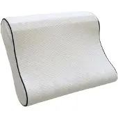 Glööckler Nackenstützkissen KBT BETTWAREN "Wellness auf Wolken", weiß, B:50cm H:12cm L:37cm, Bezug: 100% Polyester, Kopfkissen, Nackenstützkissen