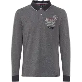 FQ1924 Langarmshirt "Langarmshirt FQPeder", Herren, Gr. S, grau (charcoal mix), Obermaterial: 100% Baumwolle CO., Shirts Langarmshirt