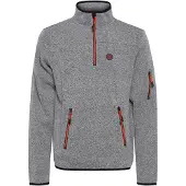 FQ1924 Sweatjacke "Sweatshirtpullover FQPontus", Herren, Gr. XL, grau (asphalt), Obermaterial: 100% Polyester PES., Sweatjacken Sweatjacke