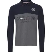 FQ1924 Langarmshirt "Langarmshirt FQReidar", Herren, Gr. M, grau (pewter mix), Obermaterial: 87% Baumwolle CO. 8% Viskose CV. 5% Elasthan EL., Shirts Langarmshirt