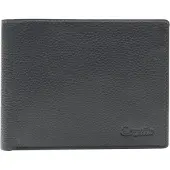 Esquire Leder Geldbörse Primavera Men Wallet Black schwarz