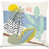 Apelt Dekokissen "3985" Gr. 1, bunt (blau,rosa, gemustert), B:48cm H:5cm L:48cm, Polyacryl, Dekokissen_Sitzkissen_Kissenhüllen, Dekokissen, Kissenhülle mit Füllung, 1 Stück