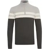 Blend Troyer "Troyer BHNaresh", Herren, Gr. XL, grau (stone mix), Obermaterial: 100% Baumwolle CO., Pullover Troyer
