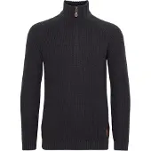 !Solid Troyer SOLID "Troyer SDXenox", Herren, Gr. M, grau (dar grau m), Obermaterial: 100% Baumwolle CO., Pullover Troyer