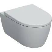 Geberit Wand-WC, Tiefspüler Set iCon 36x53cm, ge F., rimfr., m Sitz, we. ma