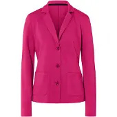 HEINE Jerseyblazer "Jersey-Blazer Jerseyblazer aus Baumwolle, ungefüttert", Damen, Gr. 38, rosa (pink), Jersey, , Modisch, Blazer Jerseyblazer